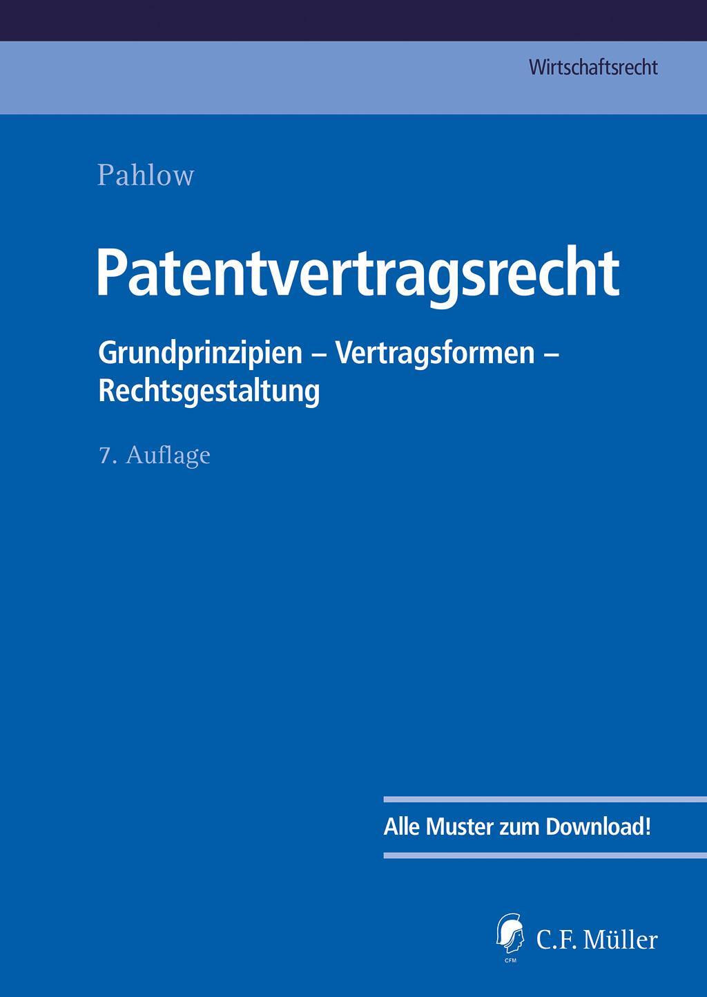 Cover: 9783811489479 | Patentvertragsrecht | Hubertus Baumhoff (u. a.) | Buch | 570 S. | 2023