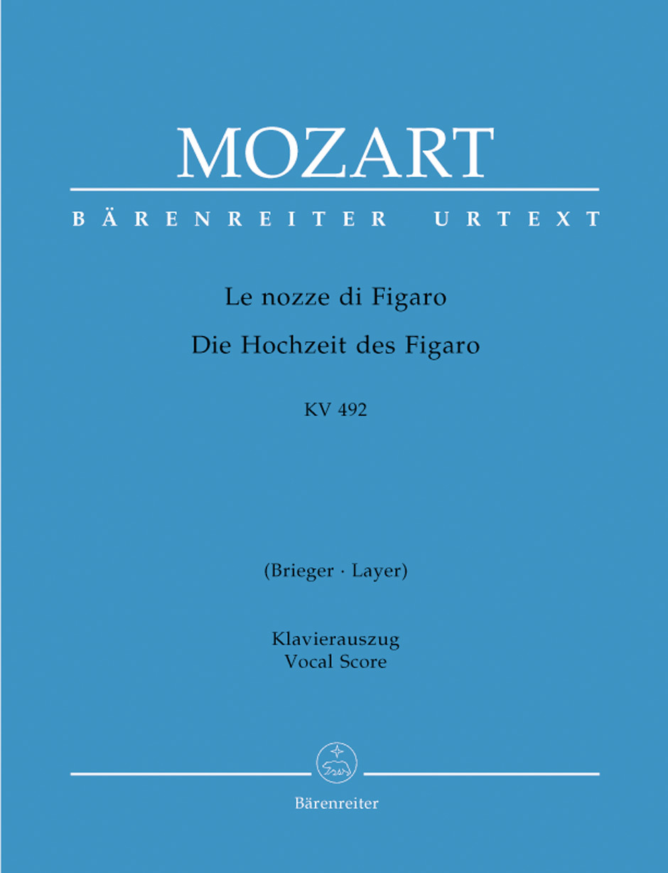 Cover: 9790006504497 | Le nozze di Figaro (vocal score paperback) KV492 | Bärenreiter Verlag