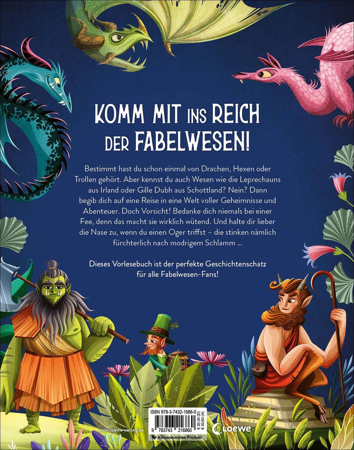 Rückseite: 9783743216860 | Mein großes Vorlesebuch von Drachen, Feen und anderen Fabelwesen