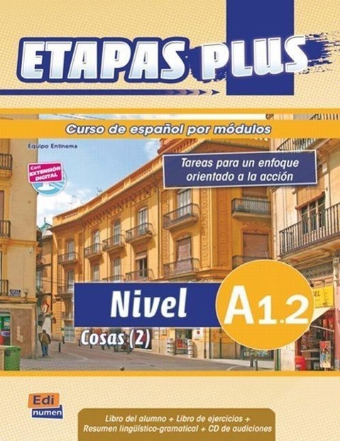 Cover: 9788498482454 | Etapas Plus A1.2 Libro del Alumno/Ejercicios + CD. Cosas (2) | Buch