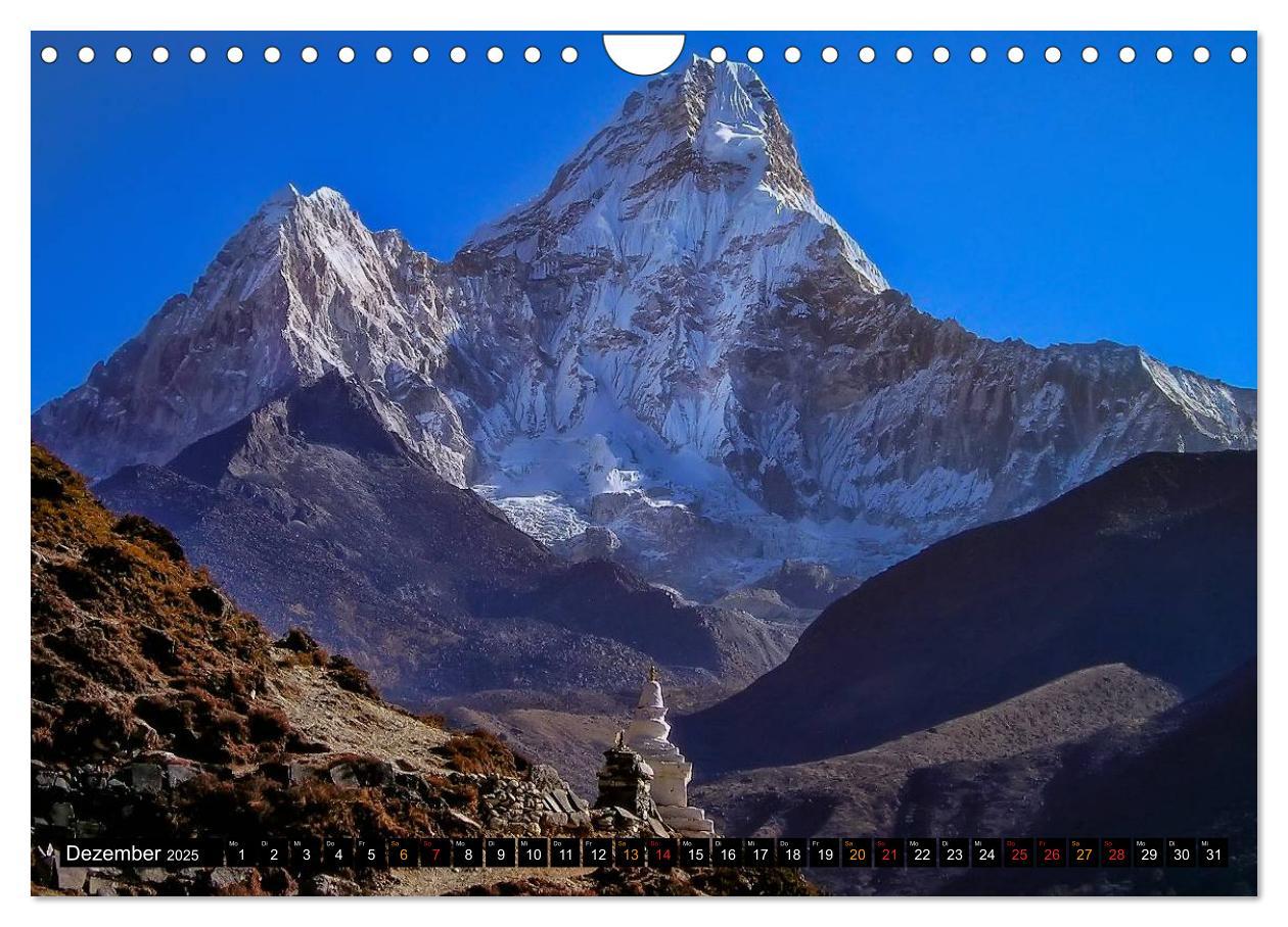 Bild: 9783435558438 | Nepal - das Dach der Welt (Wandkalender 2025 DIN A4 quer), CALVENDO...