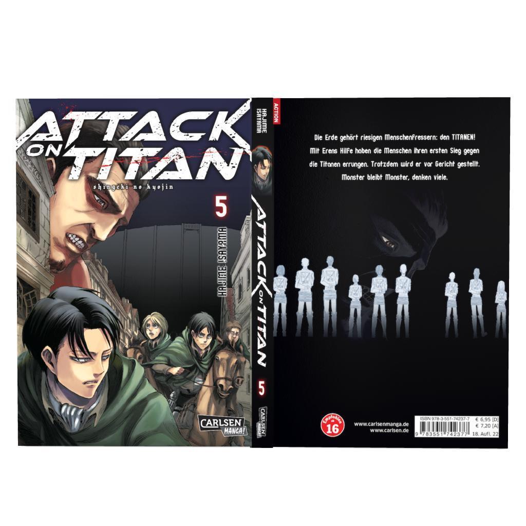 Bild: 9783551742377 | Attack on Titan 05 | Hajime Isayama | Taschenbuch | Attack on Titan