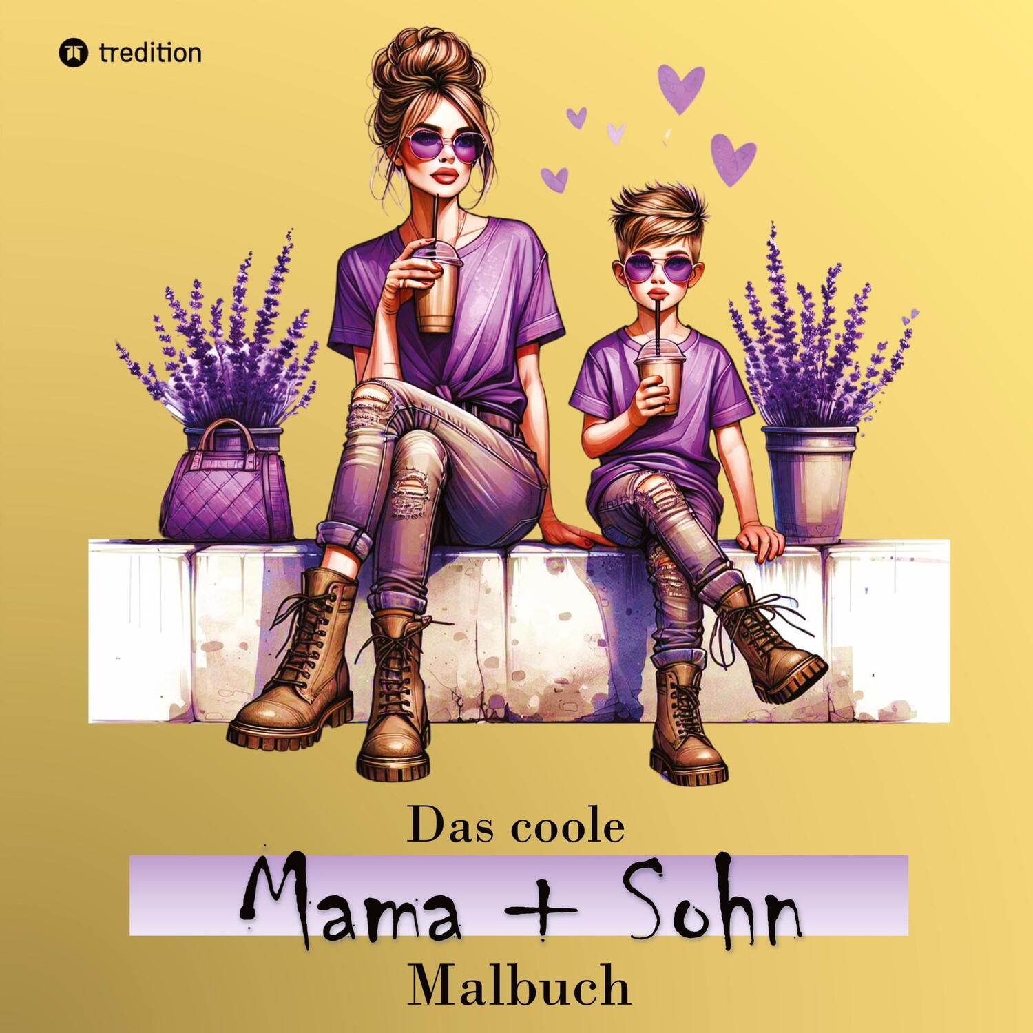 Cover: 9783384201638 | Das coole Mama und Sohn Malbuch - Anti-Stress Ausmalbilder -...
