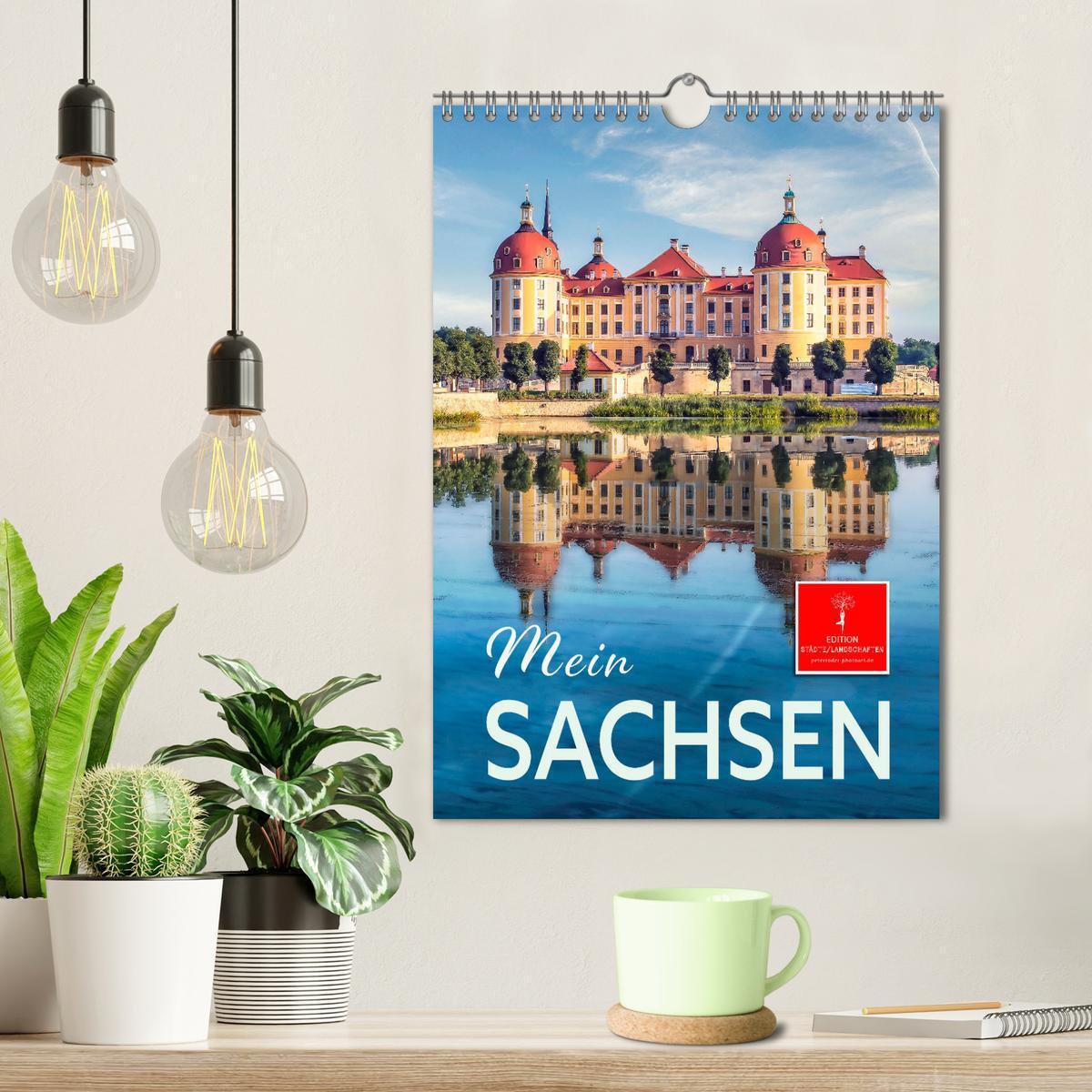 Bild: 9783435903870 | Mein Sachsen (Wandkalender 2025 DIN A4 hoch), CALVENDO Monatskalender