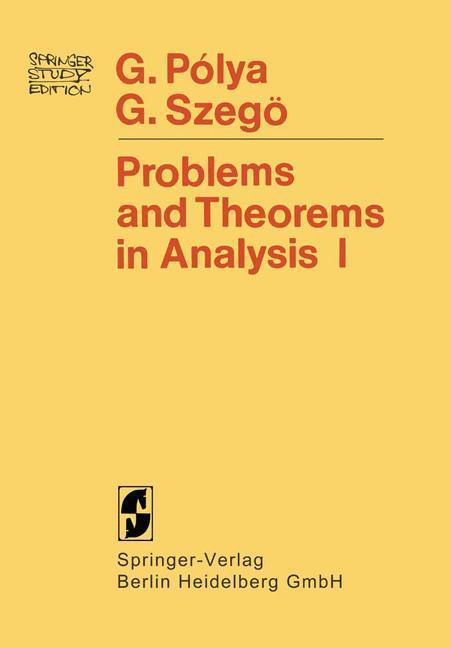 Cover: 9780387902241 | Problems and Theorems in Analysis | Georg Polya (u. a.) | Taschenbuch