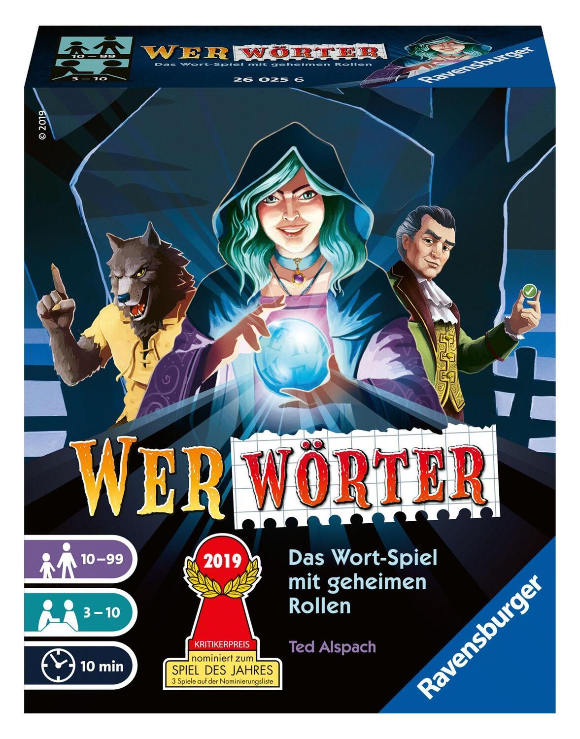 Cover: 4005556260256 | Werwörter | Das Wortratespiel mit geheimen Rollen | Spiel | Deutsch