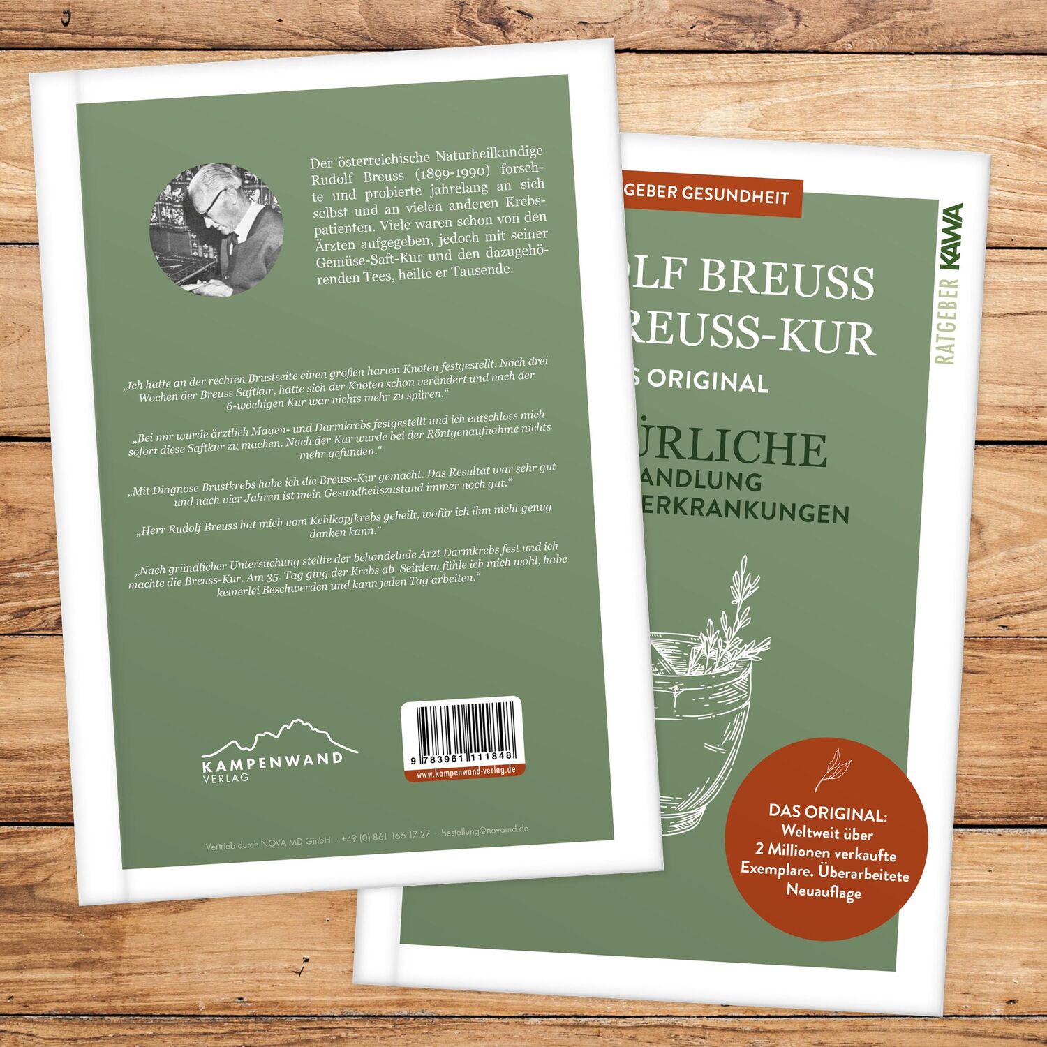 Bild: 9783961111848 | Die Breuss-Kur | Rudolf Breuss | Taschenbuch | 176 S. | Deutsch | 2017