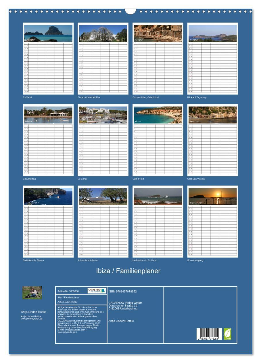 Bild: 9783457078952 | Ibiza / Familienplaner (Wandkalender 2025 DIN A2 hoch), CALVENDO...