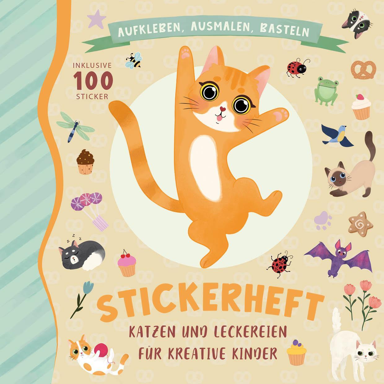 Cover: 9783963720680 | Stickerheft Katze Schlecki | Wunderhaus Verlag | Taschenbuch | Deutsch