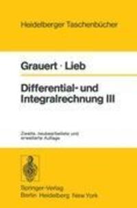 Cover: 9783540083832 | Differential- und Integralrechnung III. Tl.3 | H. Grauert (u. a.)