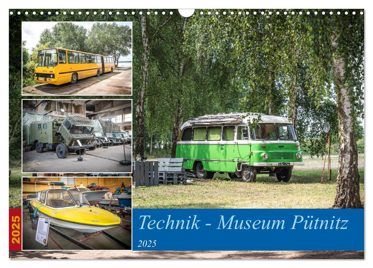 Cover: 9783383880636 | Technik-Museum Pütnitz (Wandkalender 2025 DIN A3 quer), CALVENDO...