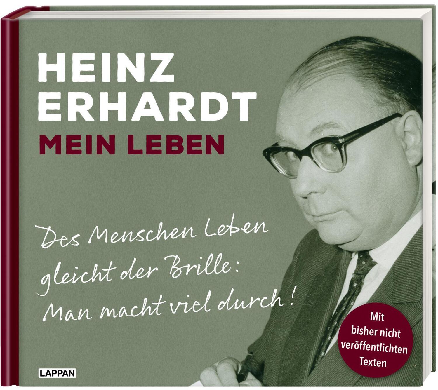 Cover: 9783830336440 | Heinz Erhardt - Mein Leben | Heinz Erhardt (u. a.) | Buch | 176 S.