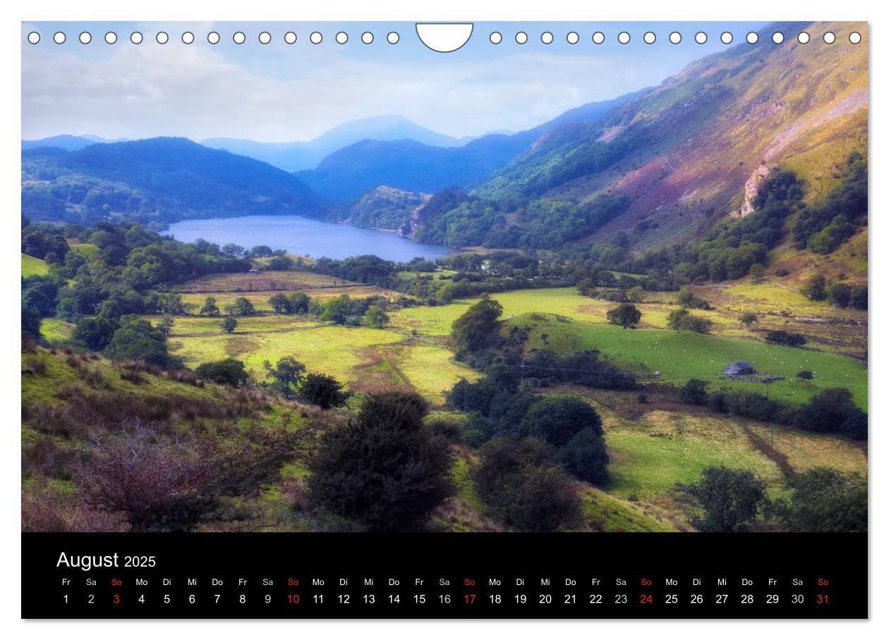 Bild: 9783435545094 | Wales (Wandkalender 2025 DIN A4 quer), CALVENDO Monatskalender | Kruse