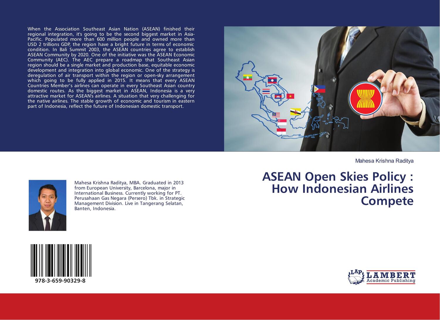 Cover: 9783659903298 | ASEAN Open Skies Policy : How Indonesian Airlines Compete | Raditya