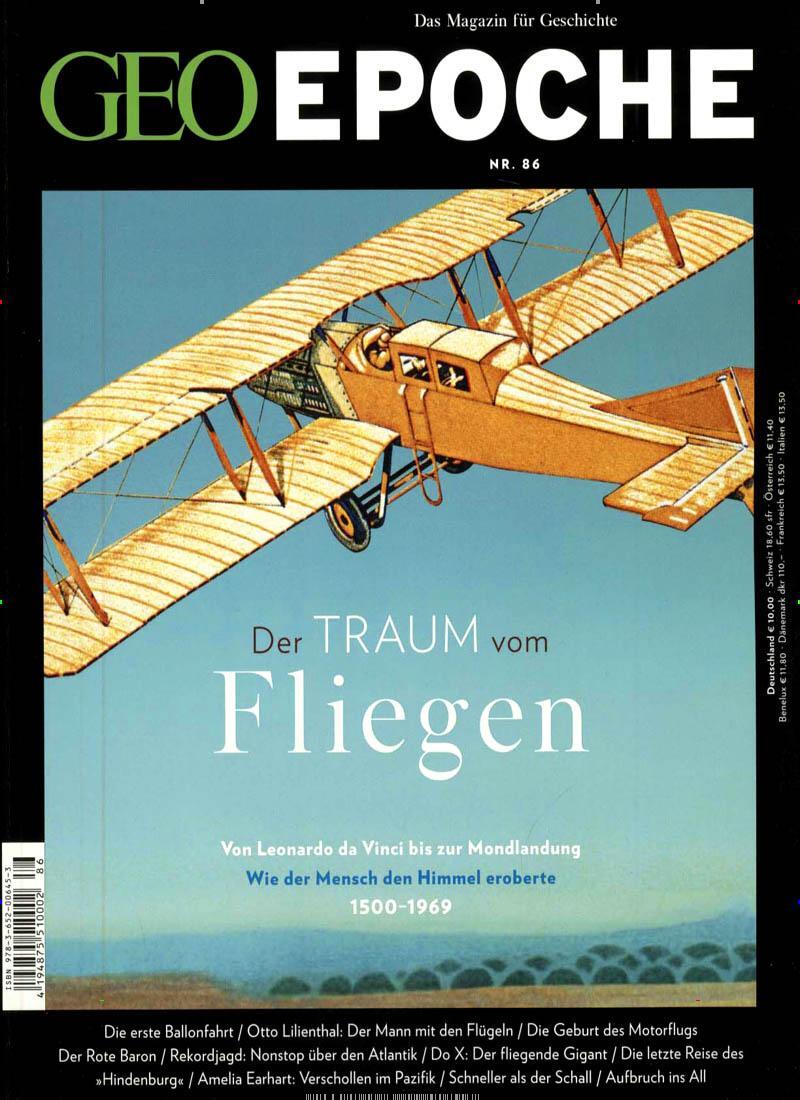 Cover: 9783652006453 | GEO Epoche 86/2017 - Der Traum vom Fliegen | Michael Schaper | Buch