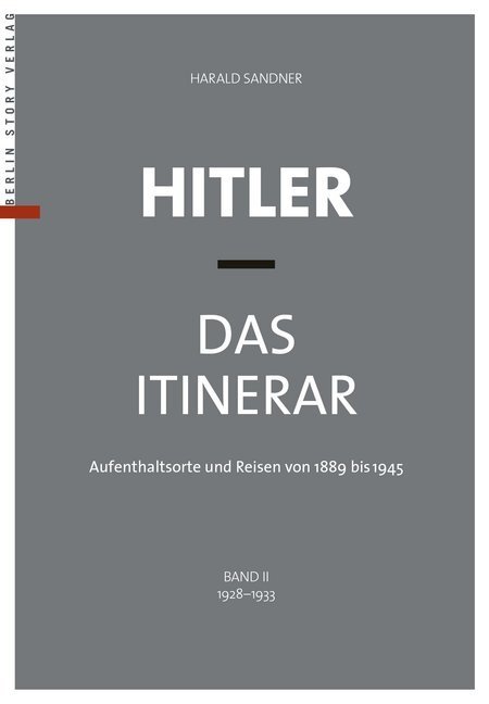 Cover: 9783957231567 | Hitler - Das Itinerar. Bd.II | Harald Sandner | Taschenbuch | GBSCHU
