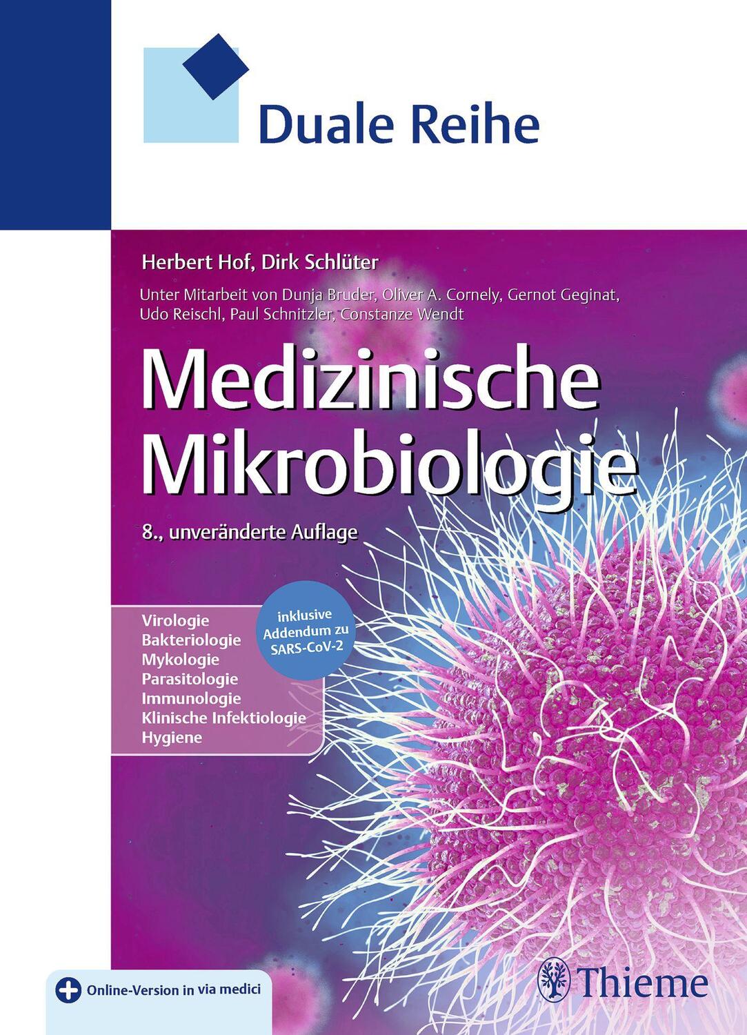 Cover: 9783132443174 | Duale Reihe - Medizinische Mikrobiologie | Herbert Hof (u. a.) | 2022