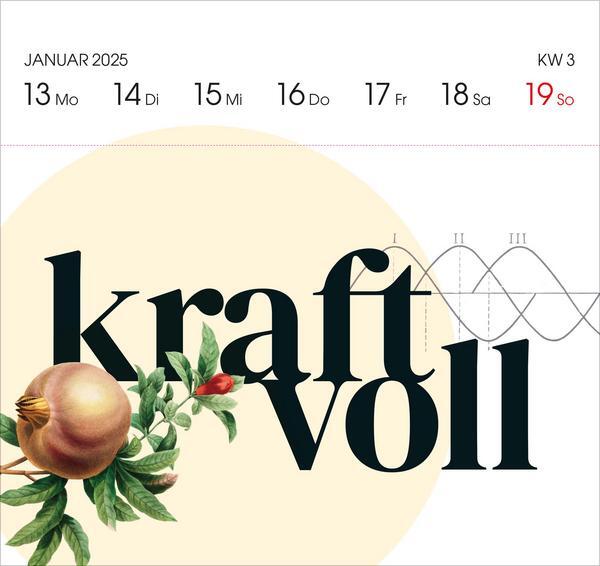 Bild: 9783731879374 | Kraftworte 2025 | Verlag Korsch | Kalender | 54 S. | Deutsch | 2025