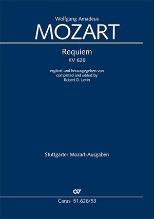 Cover: 9790007068912 | Requiem | ergänzt von Robert D. Levin | Wolfgang Amadeus Mozart | Buch
