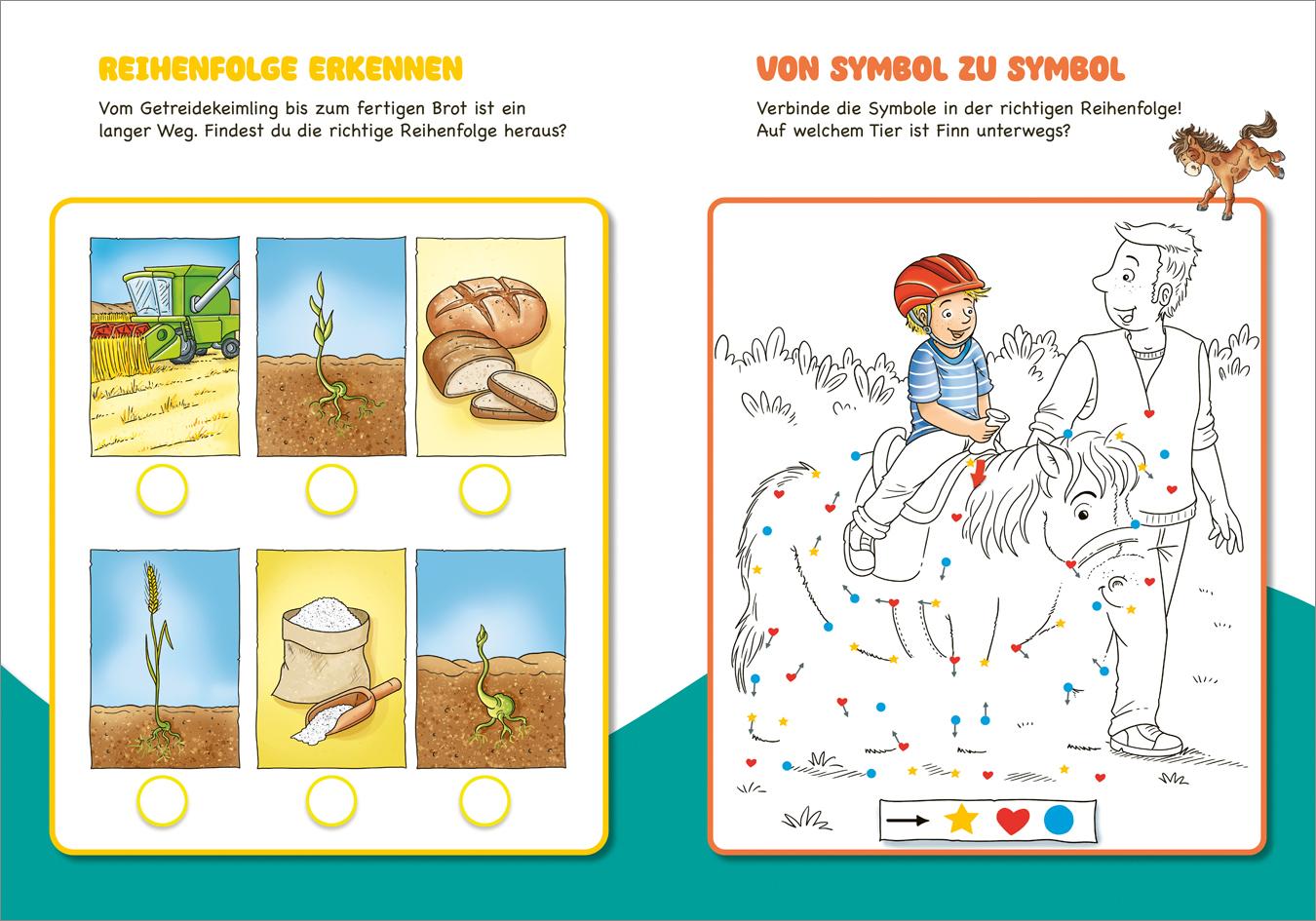 Bild: 9783788647254 | Malen und Rätseln für Kindergartenkinder. Bauernhof | Stefan Lohr