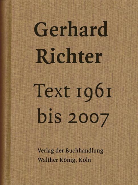 Cover: 9783865601858 | Text 1961 bis 2007. Sonderausgabe | Schriften, Interviews, Briefe