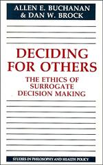 Cover: 9780521311960 | Deciding for Others | The Ethics of Surrogate Decision Making | Buch