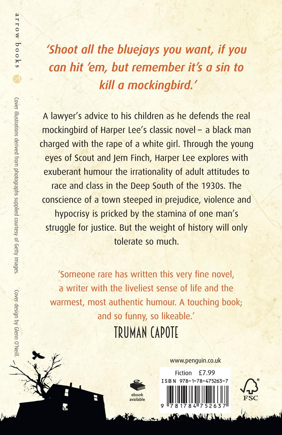 Rückseite: 9781784752637 | To Kill A Mockingbird | Harper Lee | Taschenbuch | Englisch | 2015