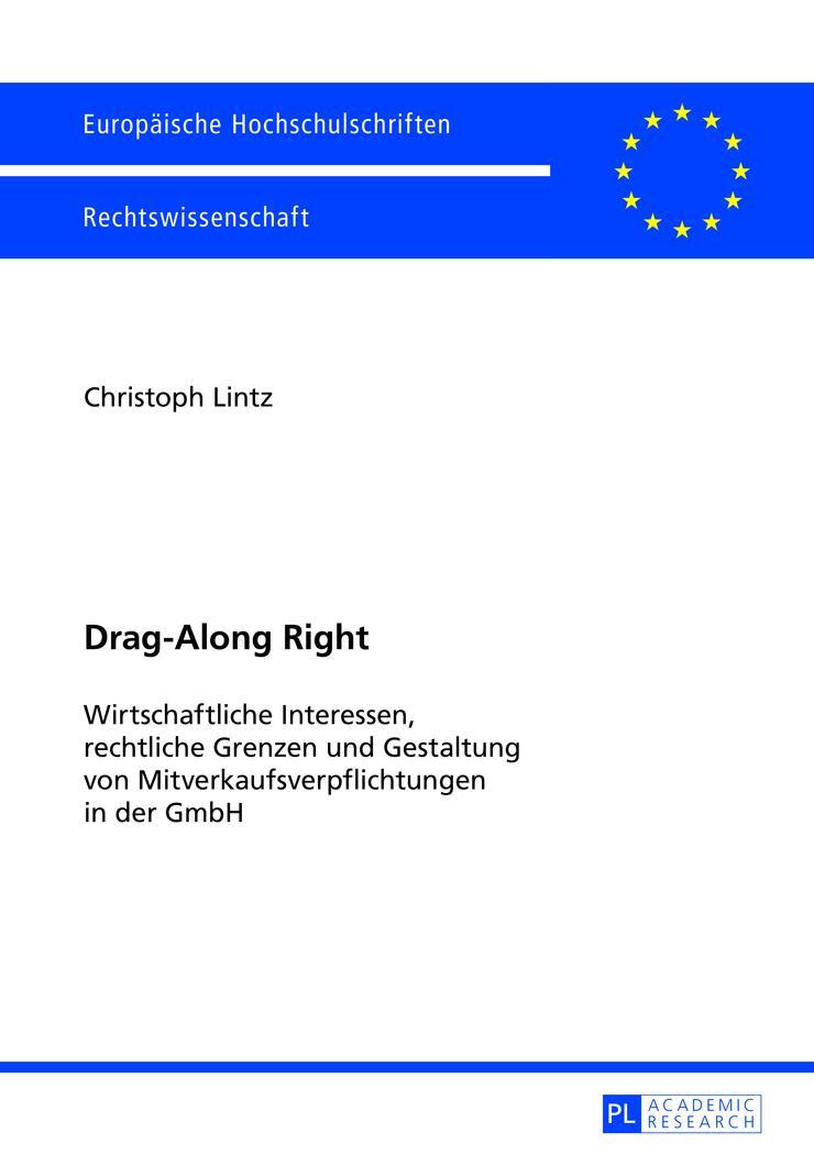 Cover: 9783631643037 | Drag-Along Right | Christoph Lintz | Taschenbuch | Paperback | Deutsch
