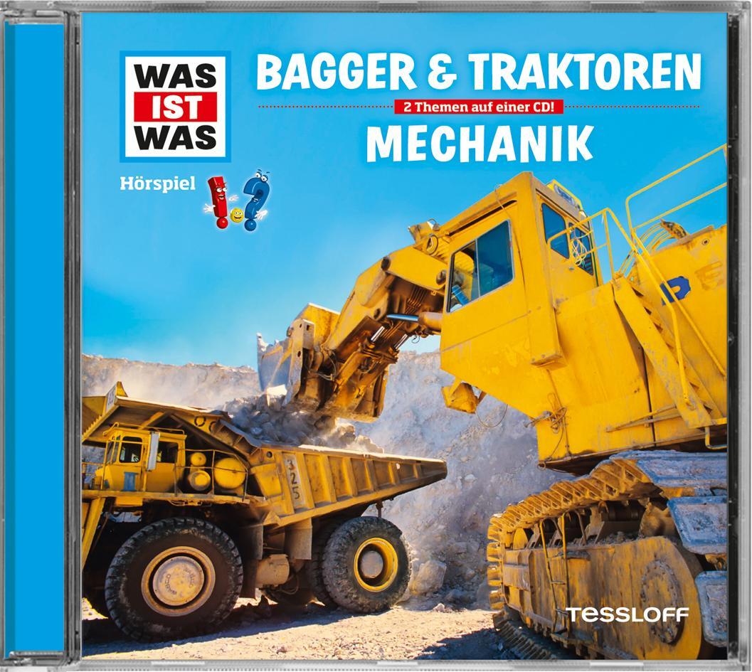 Cover: 9783788629120 | Was ist was Hörspiel-CD: Bagger &amp; Traktoren/ Mechanik | Manfred Baur