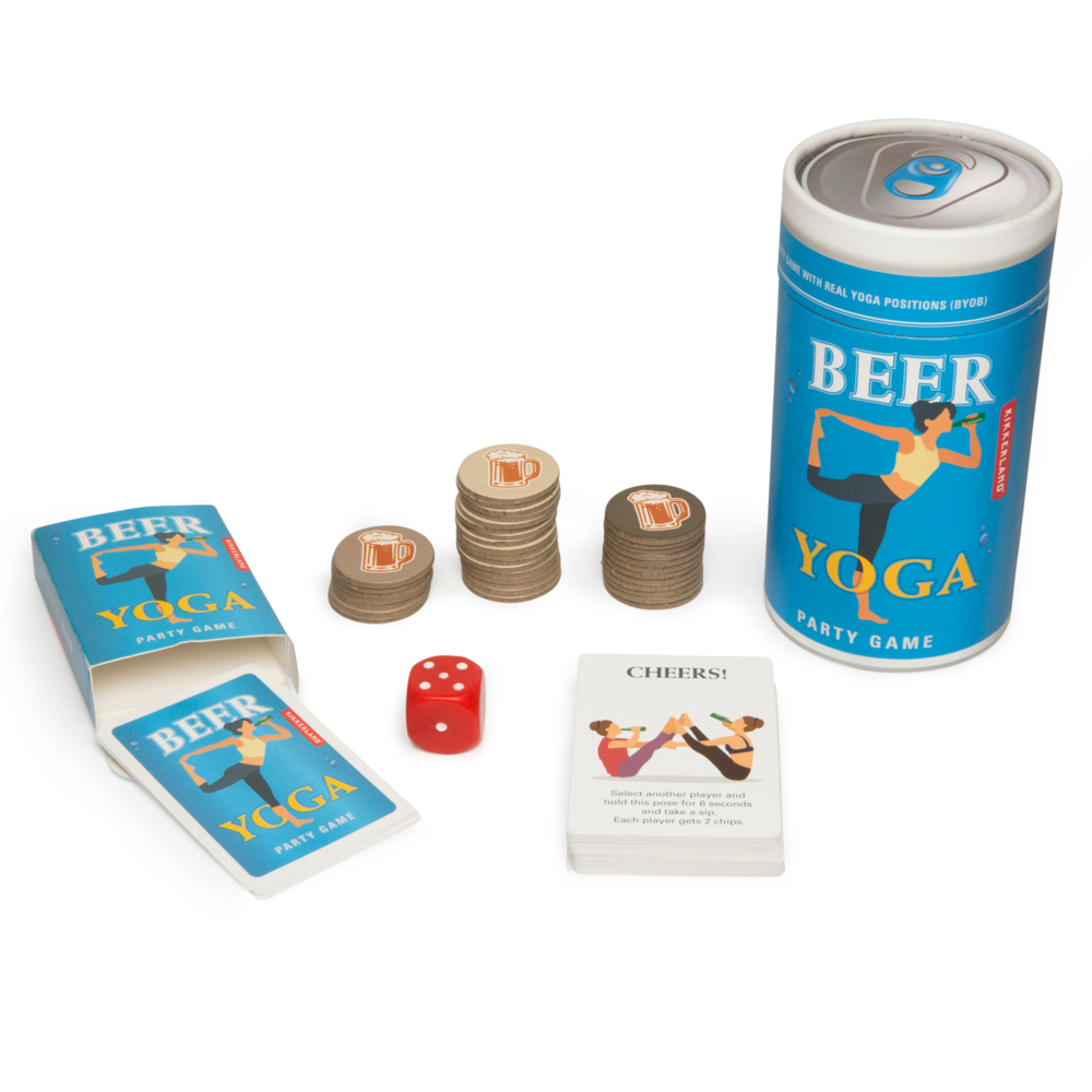Cover: 612615106741 | Beer Yoga | Spiel | Color box | Deutsch | 2021 | Kikkerland Europe