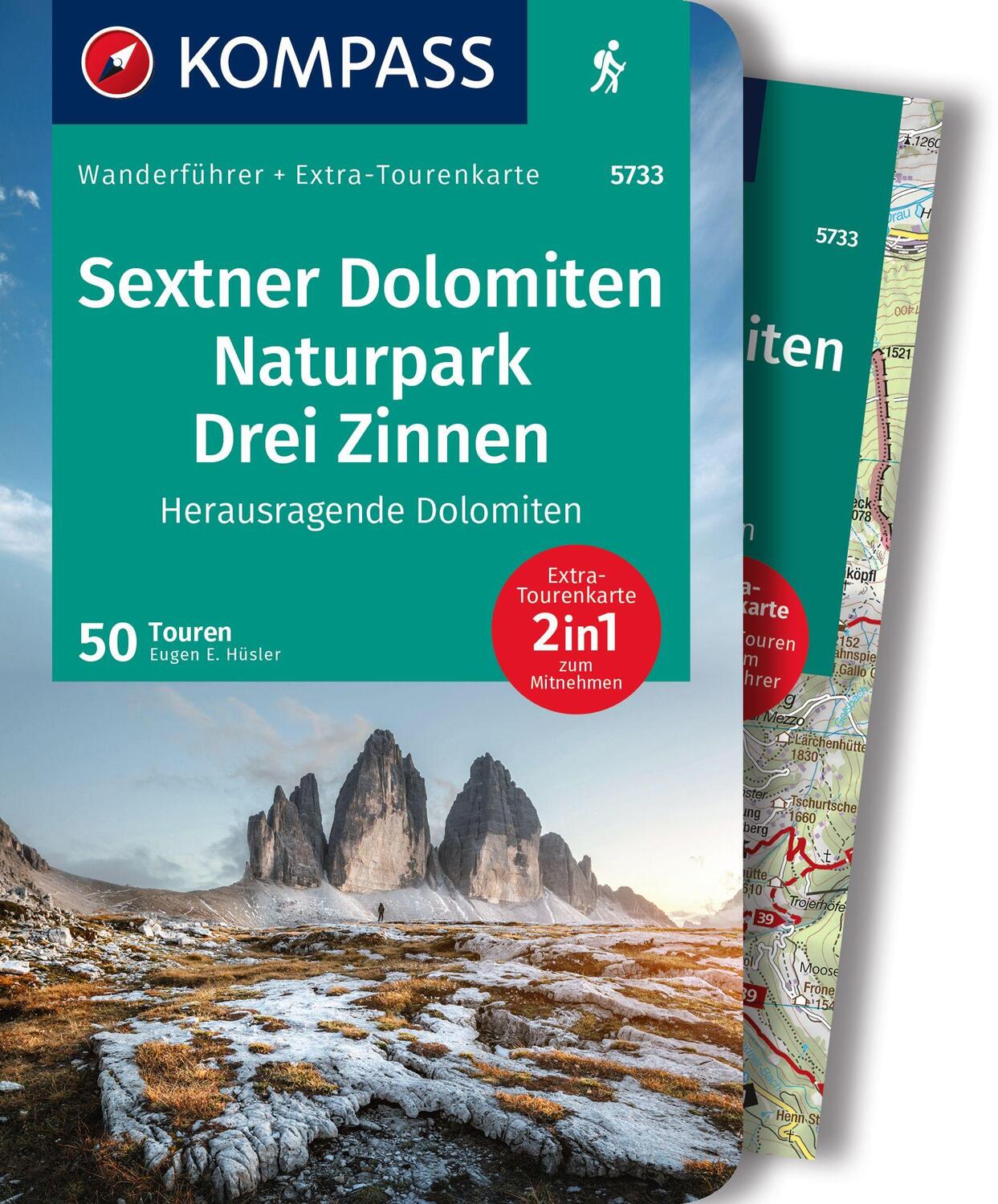 Cover: 9783991217534 | KOMPASS Wanderführer Sextner Dolomiten, Naturpark Drei Zinnen -...
