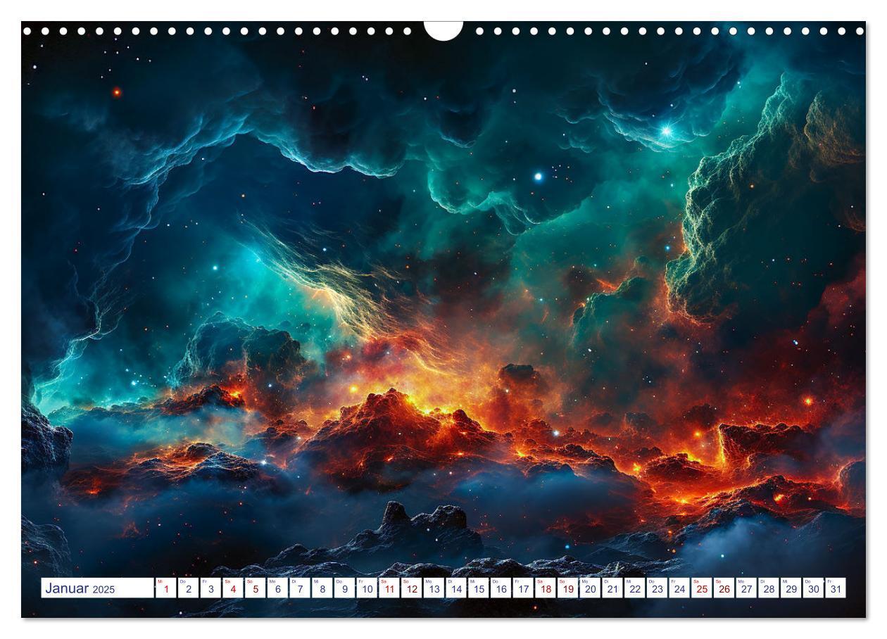 Bild: 9783383878404 | Ferne Welten (Wandkalender 2025 DIN A3 quer), CALVENDO Monatskalender