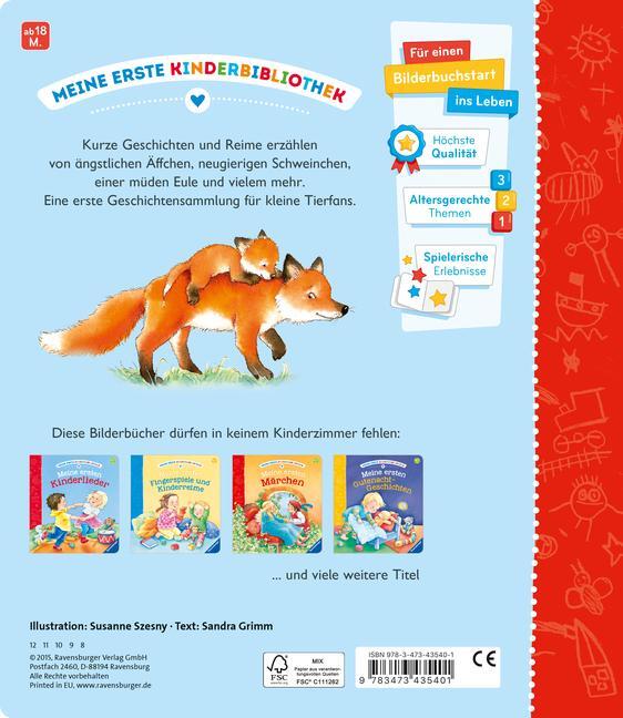 Bild: 9783473435401 | Meine ersten Tiergeschichten | Sandra Grimm | Buch | 30 S. | Deutsch