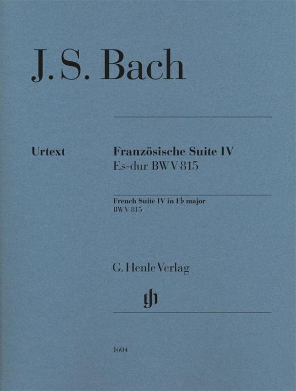 Cover: 9790201816043 | Bach, Johann Sebastian - Französische Suite IV Es-dur BWV 815 | Bach