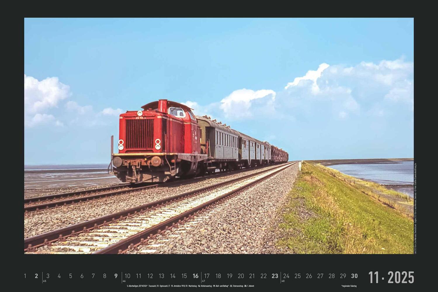 Bild: 4251732342203 | Eisenbahn-Nostalgie 2025 - Bildkalender 49,5x33 cm -...