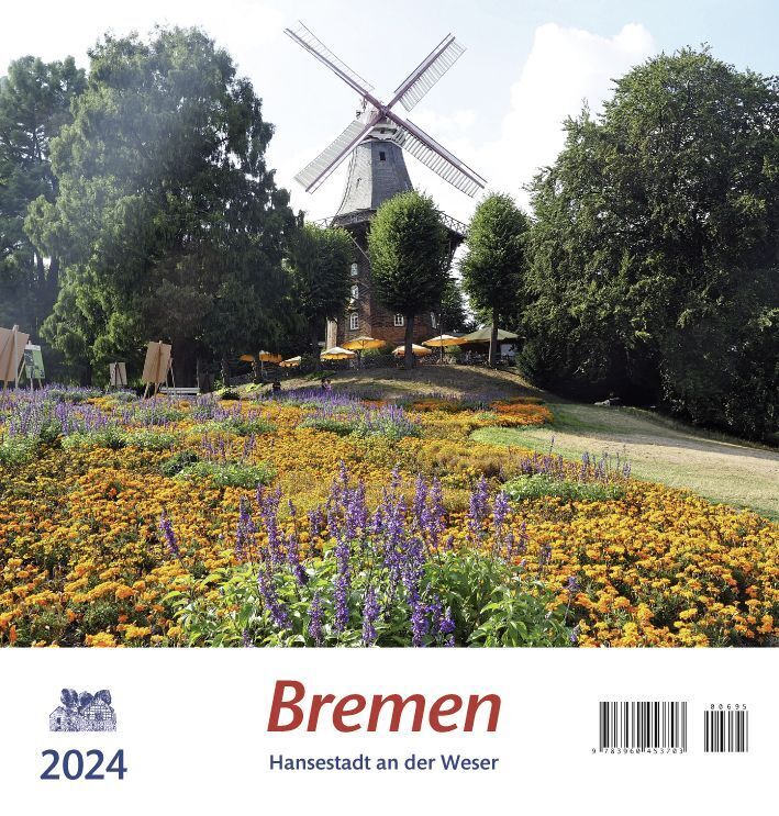 Cover: 9783960454083 | Bremen 2024 | Hansestadt an der Weser | Kalender | 13 S. | Deutsch