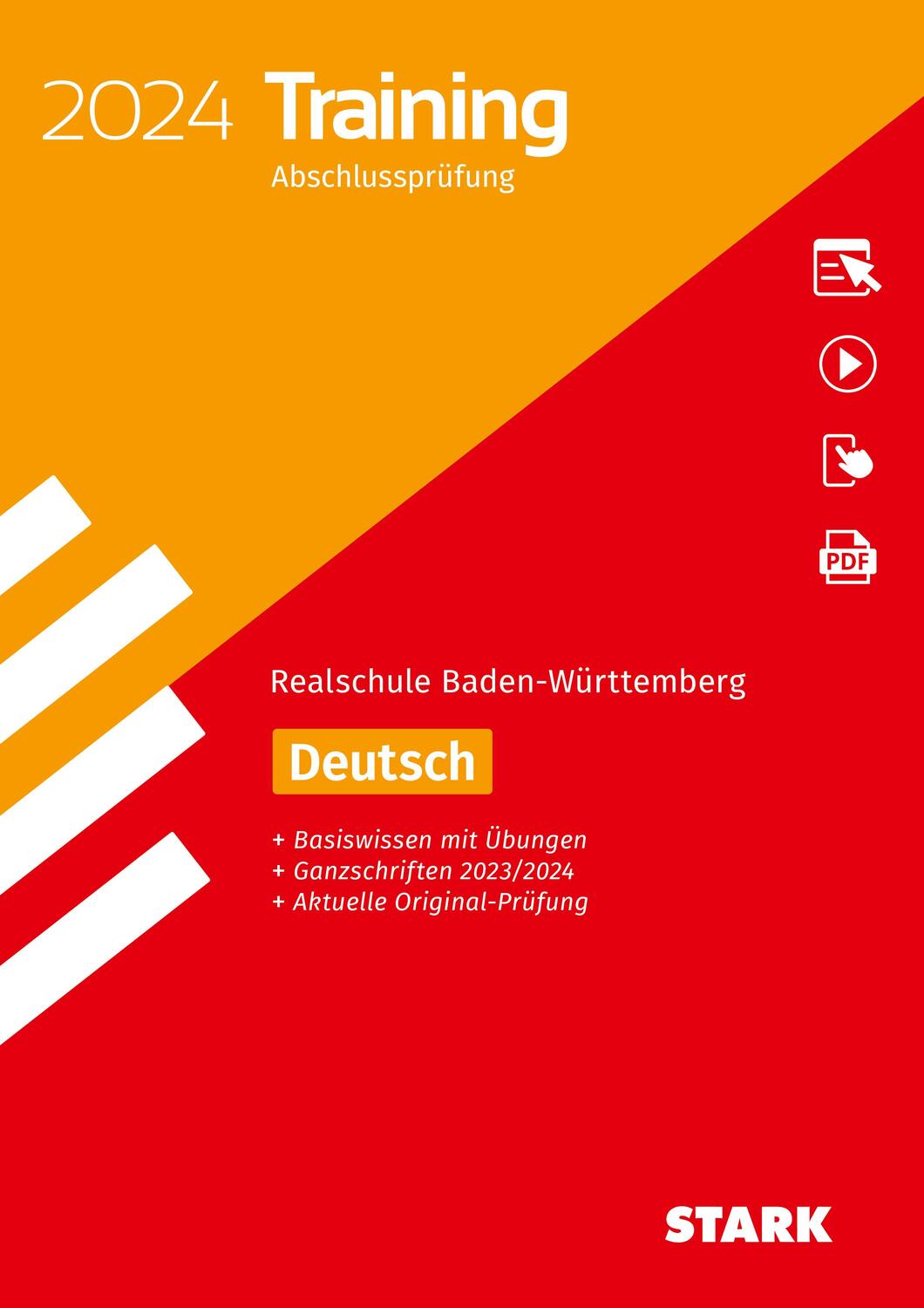 Cover: 9783849058234 | STARK Training Abschlussprüfung Realschule 2024 - Deutsch - BaWü