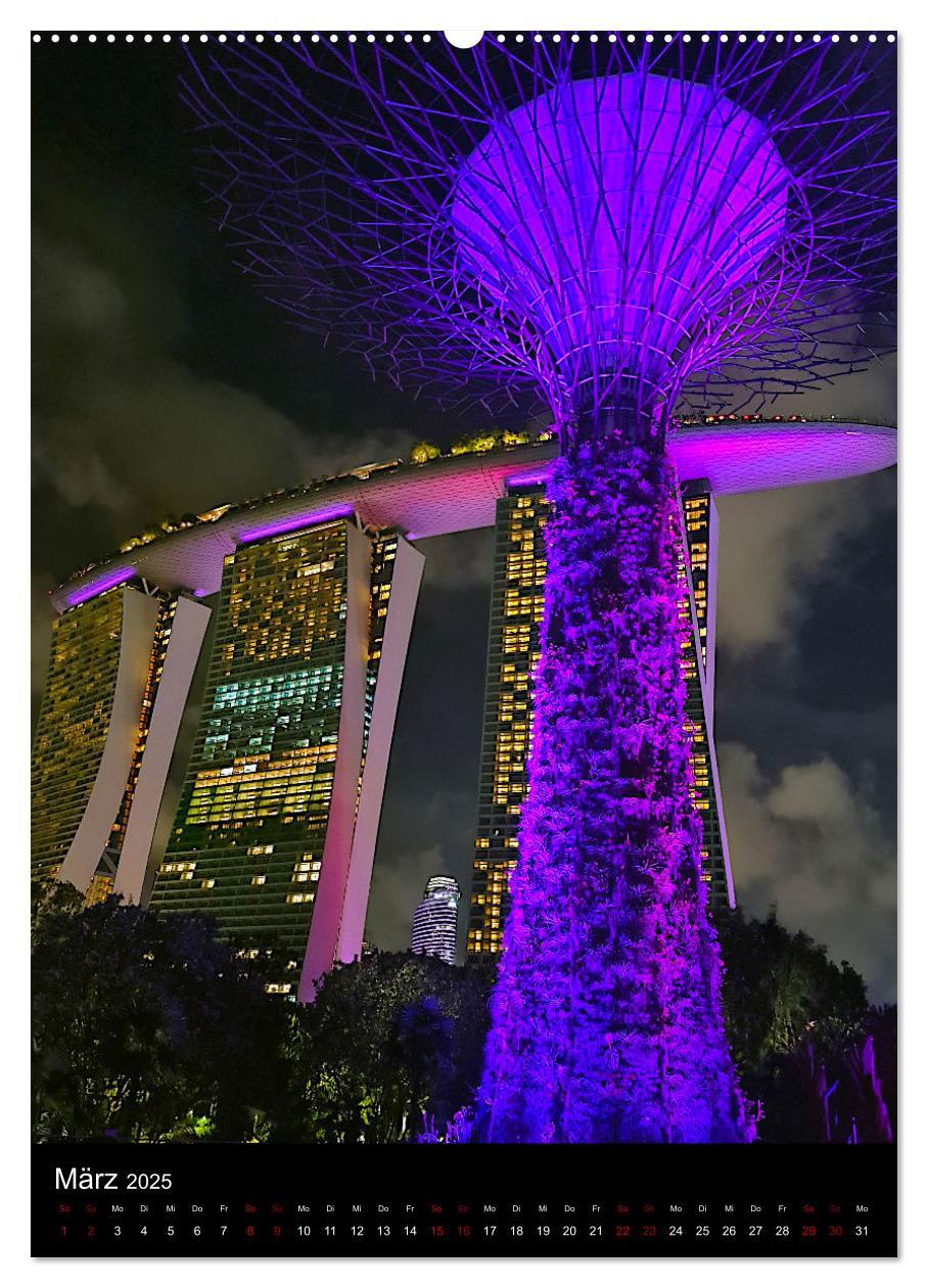 Bild: 9783457225431 | Singapur - Faszinierende Lichterwelt Marina Bay (Wandkalender 2025...