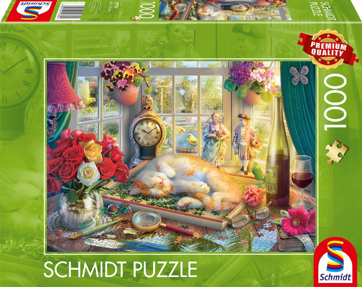 Cover: 4001504597894 | Puzzlezeit mit Katze | Spiel | Schachtel | 59789 | 2024