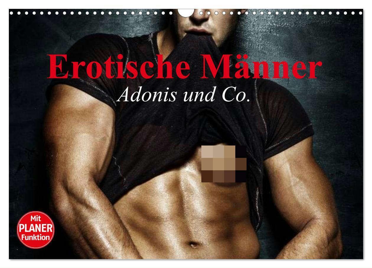 Cover: 9783435540594 | Erotische Männer. Adonis und Co. (Wandkalender 2025 DIN A3 quer),...