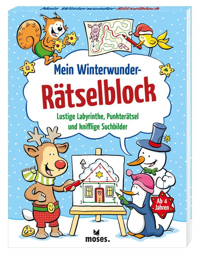 Cover: 9783964552839 | Mein Winterwunder-Rätselblock | Charlotte Wagner (u. a.) | Taschenbuch