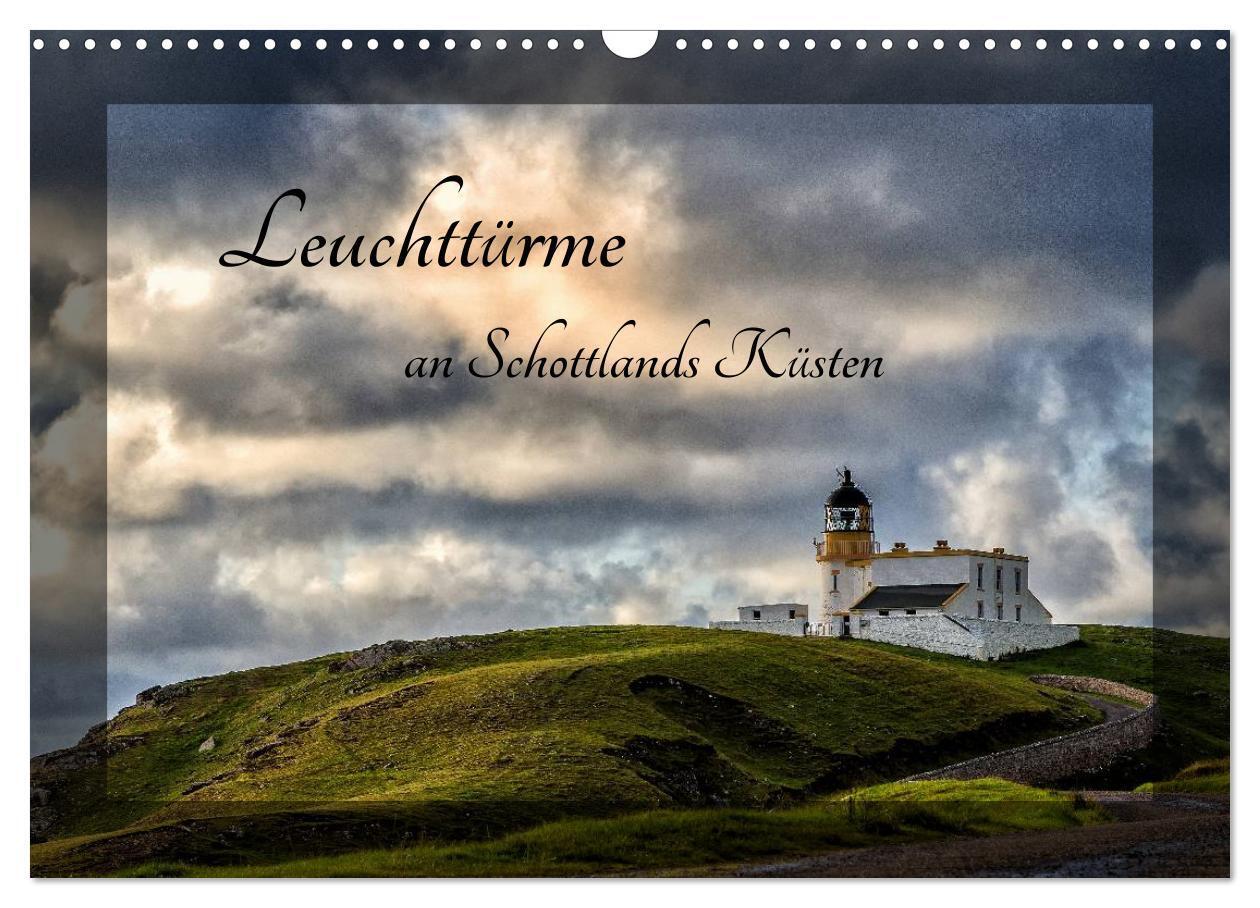 Cover: 9783383395789 | Leuchttürme an Schottlands Küsten (Wandkalender 2024 DIN A3 quer),...