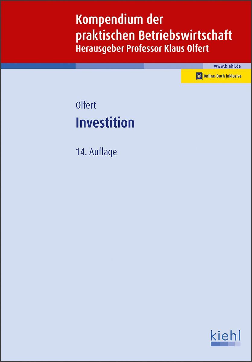 Cover: 9783470595849 | Investition | Klaus Olfert | Bundle | 1 Taschenbuch | Deutsch | 2019
