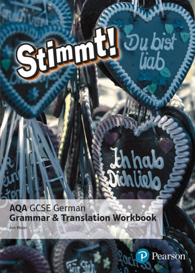Cover: 9781292132617 | Stimmt! AQA GCSE German Grammar and Translation Workbook | Jon Meier