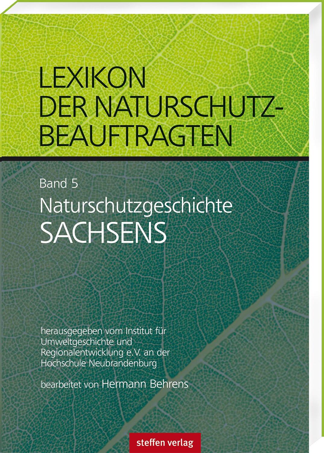 Cover: 9783957991256 | Lexikon der Naturschutzbeauftragten - Band 5: Naturschutzgeschichte...