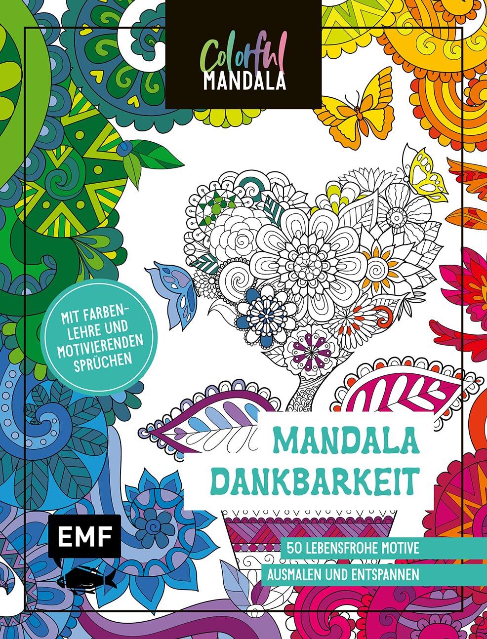 Cover: 9783745927146 | Colorful Mandala - Dankbarkeit | Taschenbuch | 96 S. | Deutsch | 2025