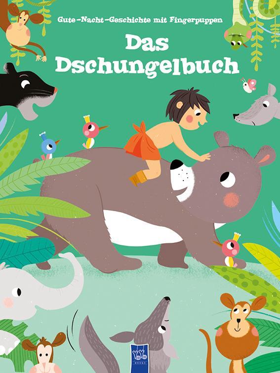Cover: 9789463993210 | Das Dschungelbuch | Gute-Nacht-Geschichte mit Fingerpuppen | Deutsch