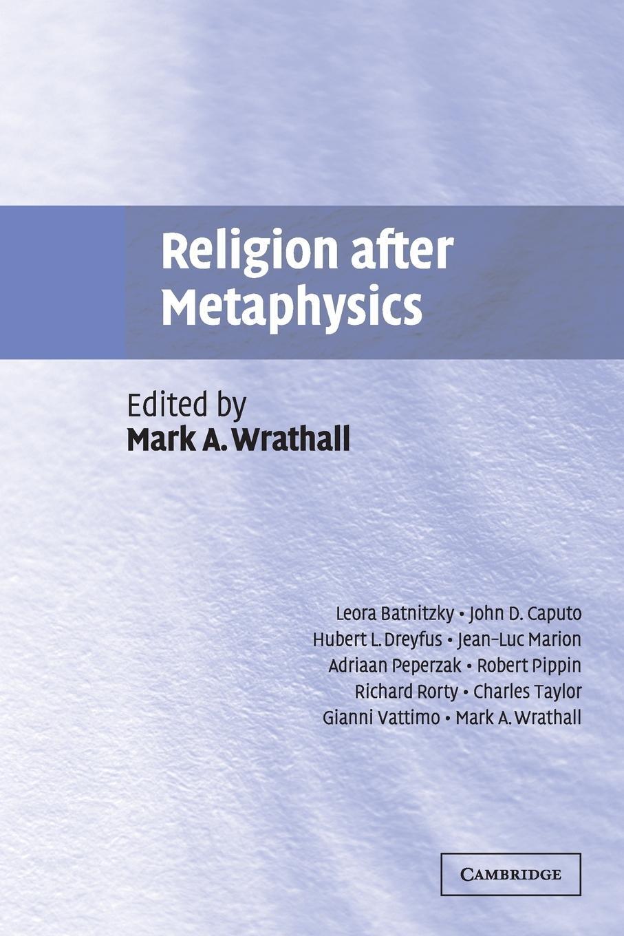 Cover: 9780521531962 | Religion after Metaphysics | Mark A. Wrathall | Taschenbuch | Englisch