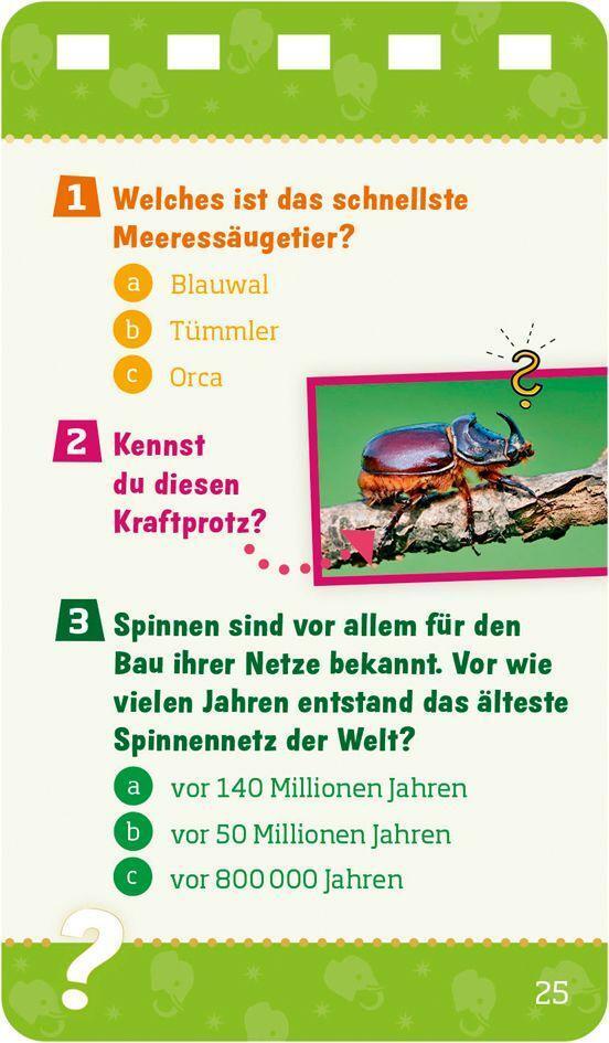 Bild: 9783788676834 | WAS IST WAS Quiz Rekorde der Tierwelt. | Inga Klingner | Taschenbuch
