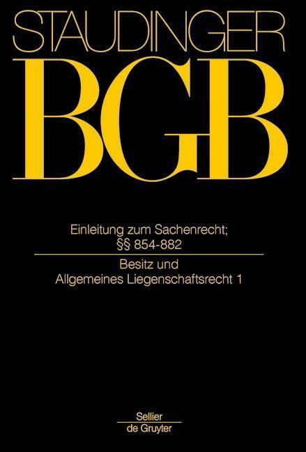 Cover: 9783805912600 | Einleitung zum Sachenrecht; §§ 854-882 | Buch | XI | Deutsch | 2018